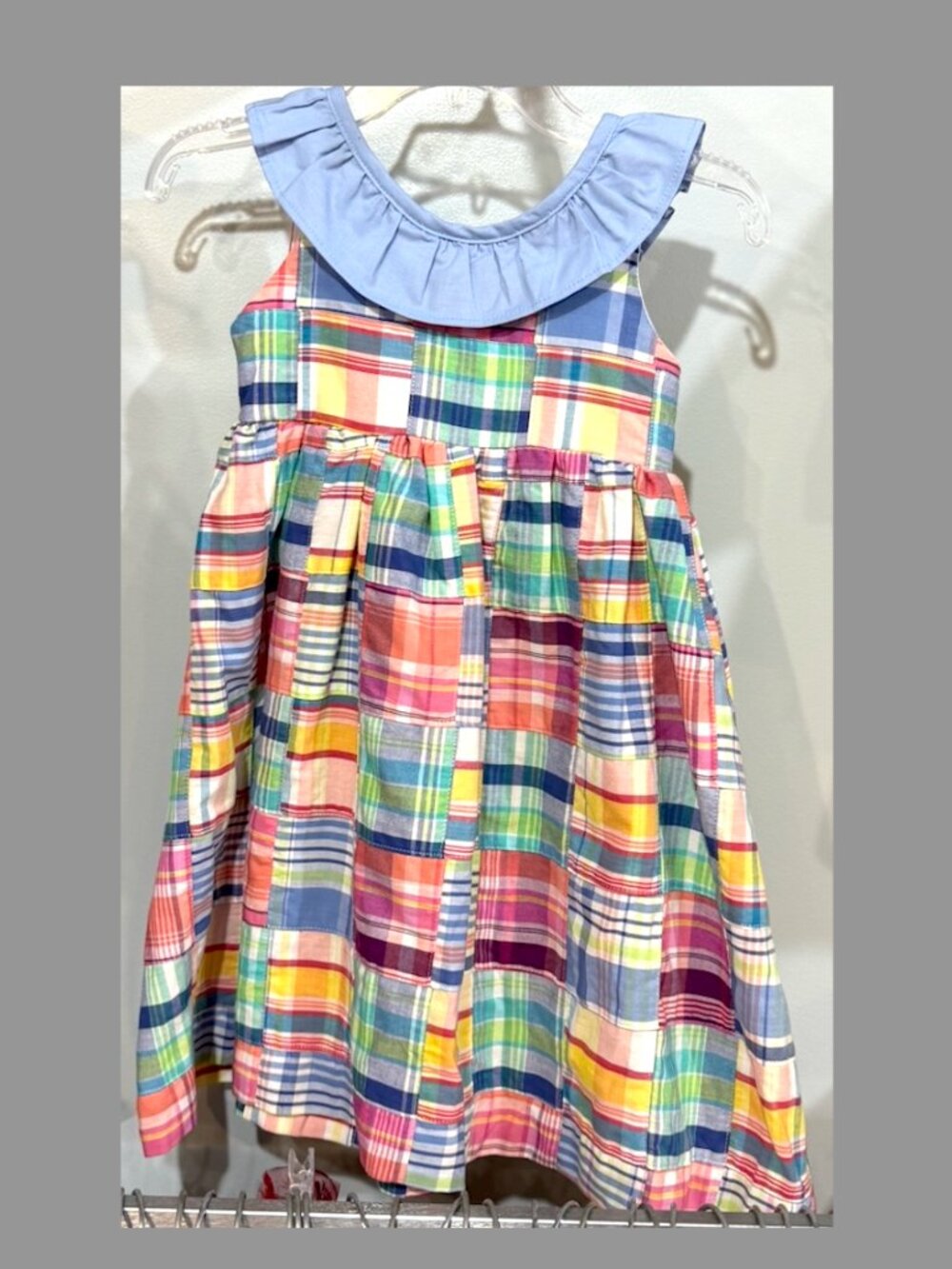 New With Tags Funtasia Too Madras Plaid Dress 4
